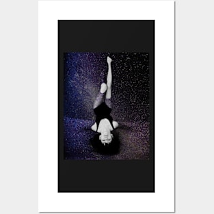 Galaxy, Woman, Girl, Fashion art, Fashion print, Scandinavian art, Modern art, Wall art, Print, Minimalistic, Modern Posters and Art